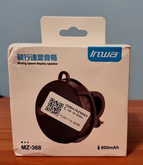 Smart Bluetooth Quick Display Speaker, Waterproof Cycling Speaker. New, unopened.
