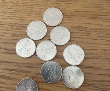 Centre parcs  arcade coins x9