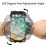 New Universal Auto Adjustable Sport Armband Black Image 6