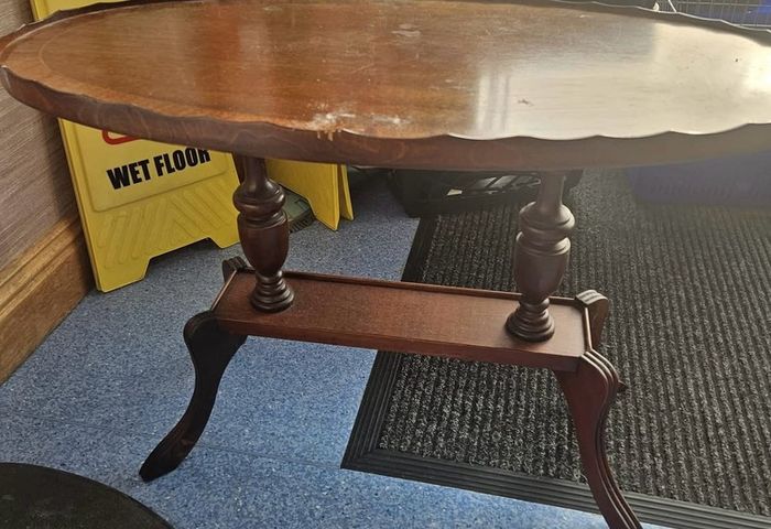 Vintage yew table