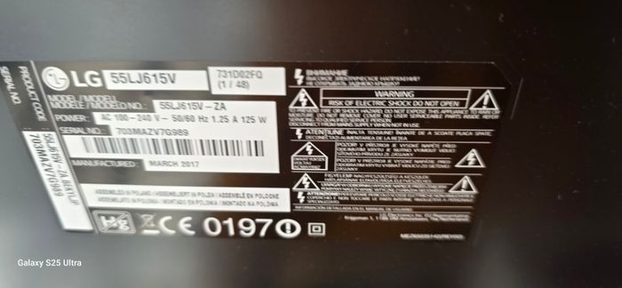 55 inch smart TV free to take away