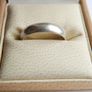 Vintage 925 Sterling Silver Band Ring size Q - 3,1g Image 2