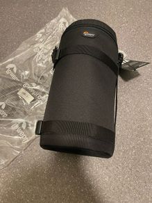 NEW Lowepro Lens Case 13x32 cm Camera Black Bag