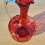 Vintage Ruby Glass Jug Image 5