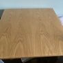 Office desk. Solid wood top with metal legs. Image 2