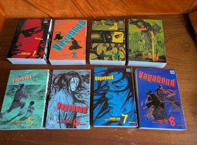 Vagabond Vizbig Manga Volumes 1-8