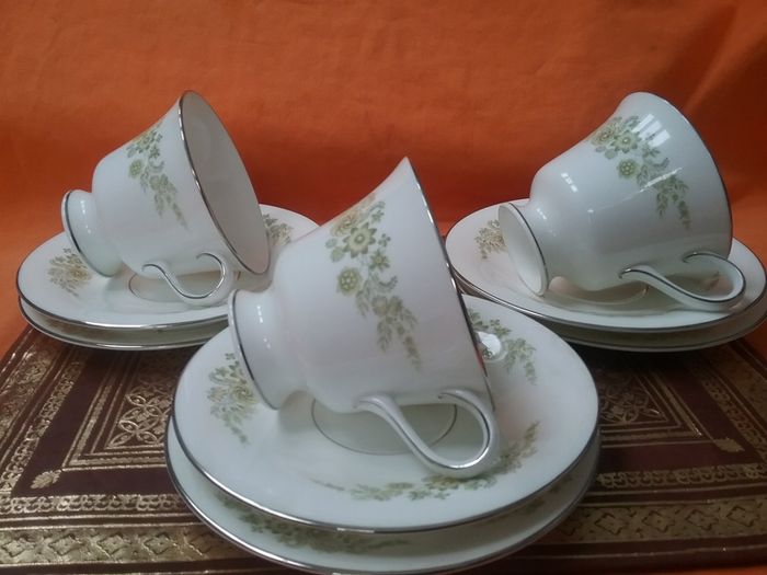 Three trio's of Wedgewood