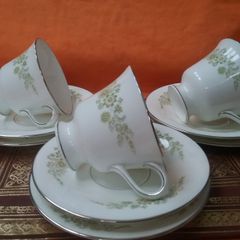 Three trio's of Wedgewood