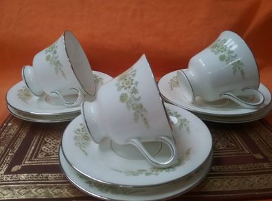 Three trio's of Wedgewood