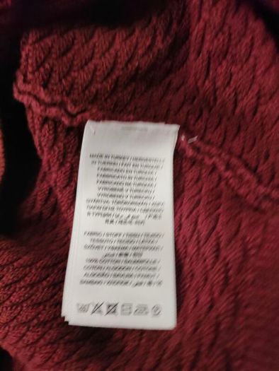 Gant Half Zip Cotton Jumper Mens Medium