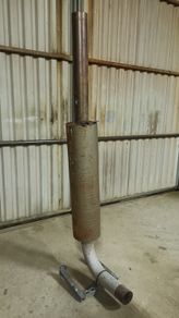 Exhaust Box Silencer 4" for industrial engine