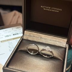 Trilogy Diamond Platinum Engagement & Wedding Ring Set
