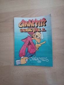 Graffiti colouring book