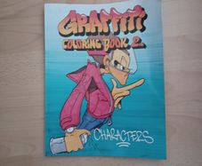 Graffiti colouring book