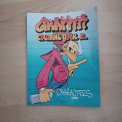 Graffiti colouring book