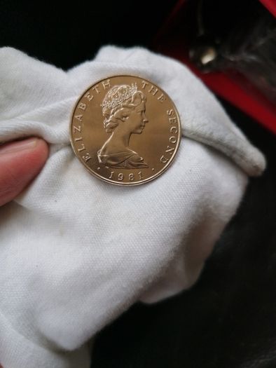1981 Isle Of Man Five Pounds Coin