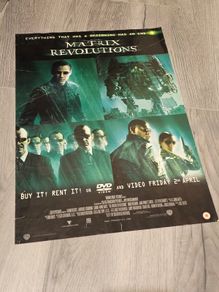 Matrix Revolutions Dvd Poster