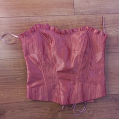 Satin corset