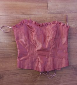 Satin corset