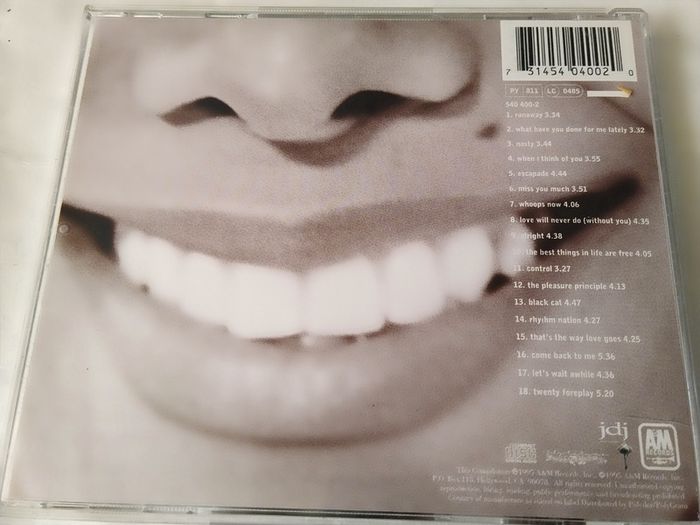 Janet Jackson 1986-1996 Design of a Decade Cd