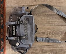 Supreme camo waist bag SS20 blue
