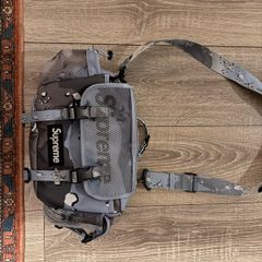Supreme camo waist bag SS20 blue