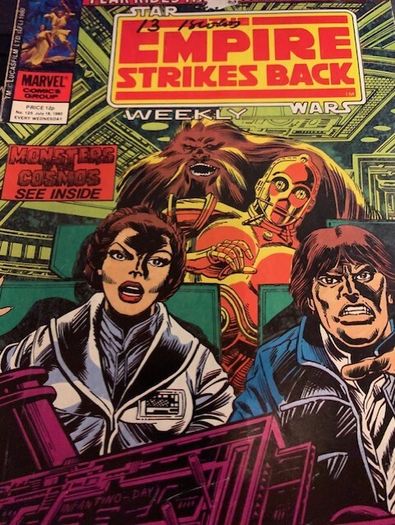 Starwars The Empire Strikes Back Weekly, Marvel Comic 1980 Issues , 123,-126 and 128