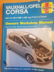 haynes manual corsa  2011-2014