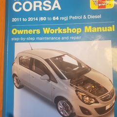 haynes manual corsa  2011-2014