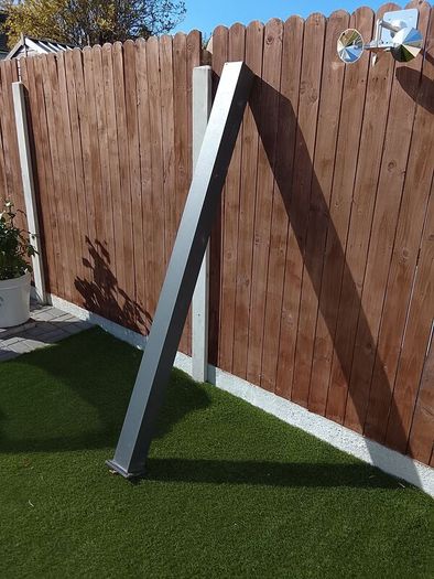 Aluminium gate pillars, pair (2) (updated)