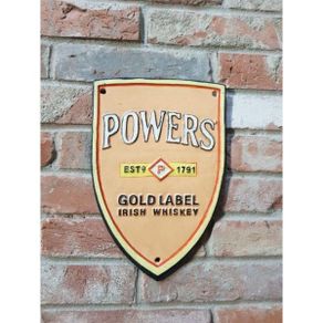 Powers Whiskey  Cast Iron  HS281