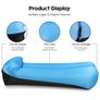 Inflatable Sofa Bed, Inflatable Lounger Chair for Outdoor, Camping, Hiking, Garden, Park, Beach, Backyard, Fishing, Swimming Image 2