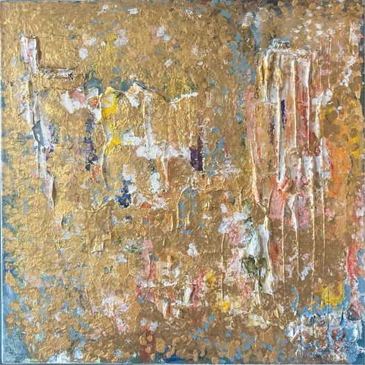 Architectural Opulence Meets Quiet Luxury Original Abstract Art Irish Artist Gold Art Gold Painting