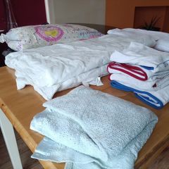 Baby bundle ( blankets, duvet, pillow, changing mat covers)