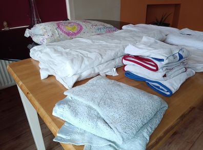 Baby bundle ( blankets, duvet, pillow, changing mat covers)