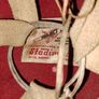 Vintage Stadium Motorcycle Helmet Image 7