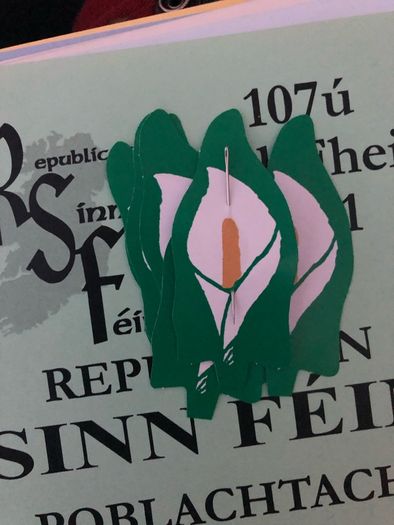 Paper Easter lily