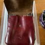 Small Red leather satchel Image 4