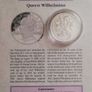 1995 Netherlands Queen Wilhelmena Silver Proof 25 ecu coin. Official commemorative collection Image 4