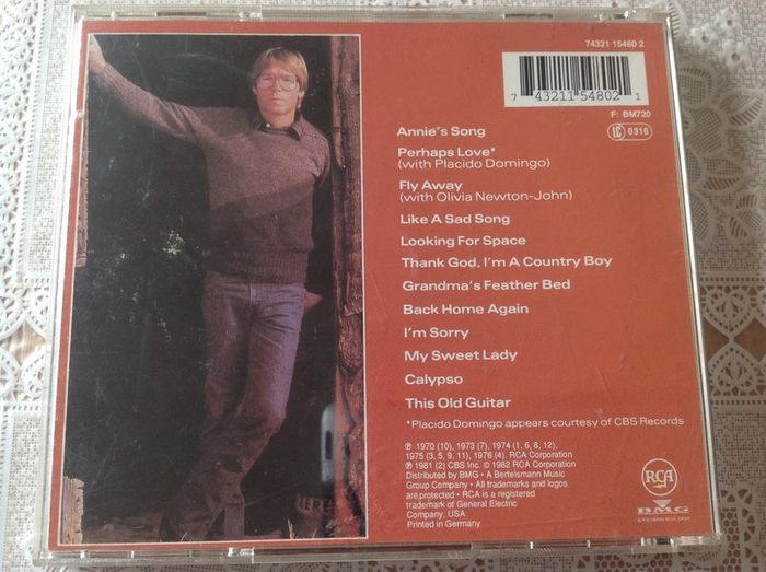 John Denver Greatest Hits. Vol 2. CD.