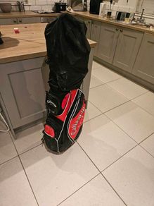Set of golf clubs