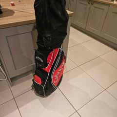 Set of golf clubs