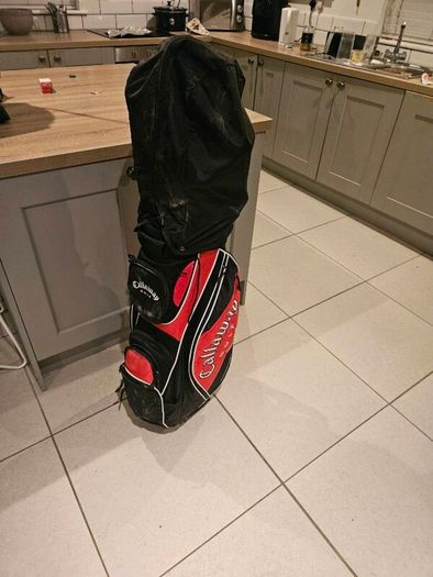 Set of golf clubs