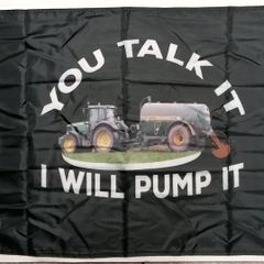 John Deere tractor Novelty flag 3ft x 2ft.