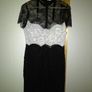 Beautiful black and white lace dress Image 4