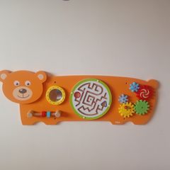 Bear Wall Panel / motor skills board