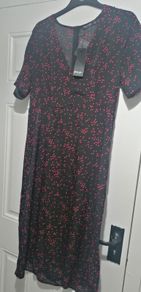 dress size 14  black/red  looks pink in photos nasty girl brand