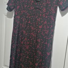 dress size 14  black/red  looks pink in photos nasty girl brand