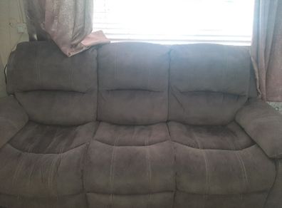 2 x 3 seater Recliner Sofas