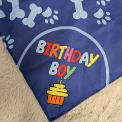 Blue bandana and gotcha day bandanas